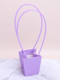 Сумочка для цветов 9х7х10см 3D М16 сиреневый
